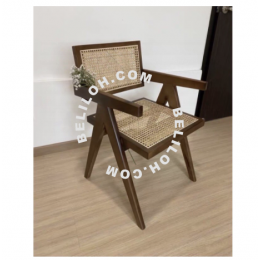 (READYSTOCK) Nordic Korean Insta Aesthetic Rattan Wooden Chair Designer Furniture
