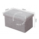 Ready Stock~ SweetHomeMY Foldable Ottoman Storage Stool Home Living Storage Bench