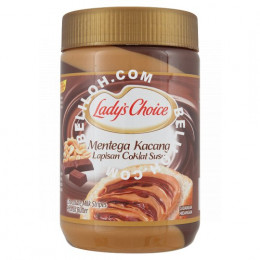 Lady's Choice Chocolate Milk Stripes Peanut Butter 530g
