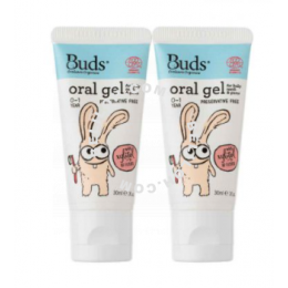Buds OralCare Organics Oral Gel for Baby Teeth and Gum Twin Pack (30mlx2)