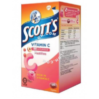 Scotts Vitamin C Pastilles Peach 100g 50s