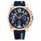 Authentic Tommy Hilfiger Men’s Multi-Function Watch Decker Analog Navy Blue Dial Rubber Watch 1791474