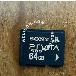 Sony Official PS VITA Memory Card 64GB PCH-Z641J Japan Import F/S from JP "USED"