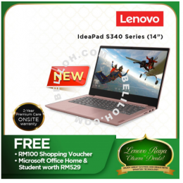 Lenovo Ideapad S340-14IWL 81N700T1MJ Pink ( i5-8265U, 4GB, 512GB SSD, MX230 2GB DDR5, W10 )