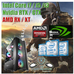 Budget Gaming PC Desktop intel i7 i5 i3 RX580 RX570 GTX1650 GTX750TI GT1030 GTX1660 RTX3060 SSD DDR4 SEGOTEP