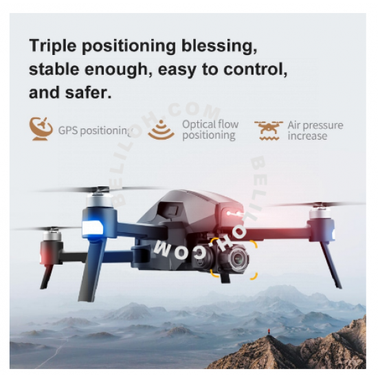 2021 NEW M1 Pro GPS Drone Mechanical 2-Axis Gimbal 4k HD Camera 5G Wifi Quadcopter RC Drones Brushless Motor Anti-Shake Gimbal